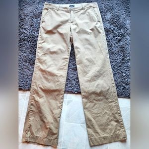 Gap wide leg khaki pants